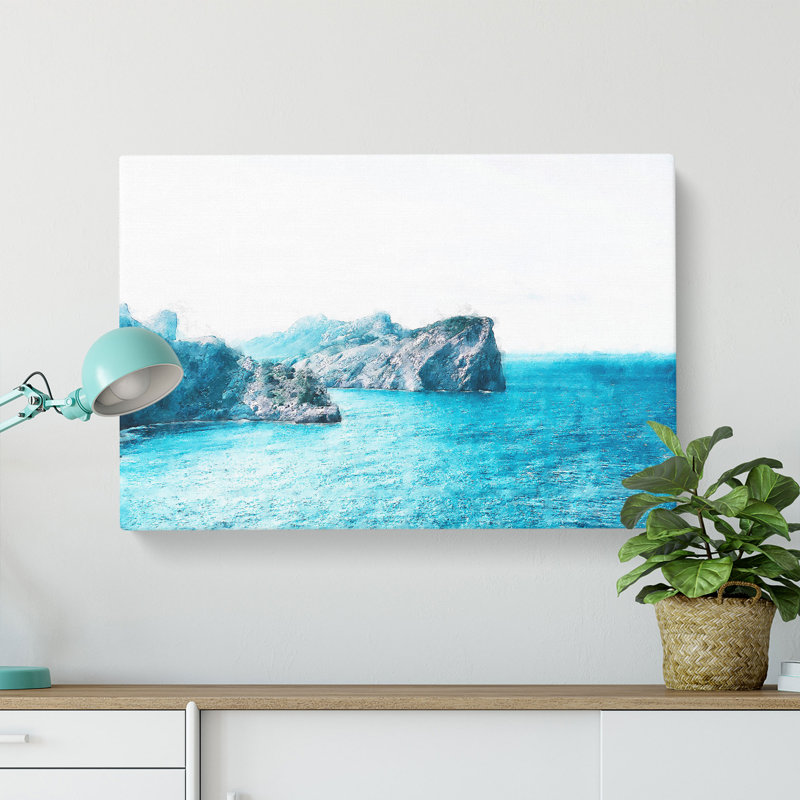 Rock Formations In Spain - Wrapped Canvas Print, 60cm H x 91cm W x 3cm D