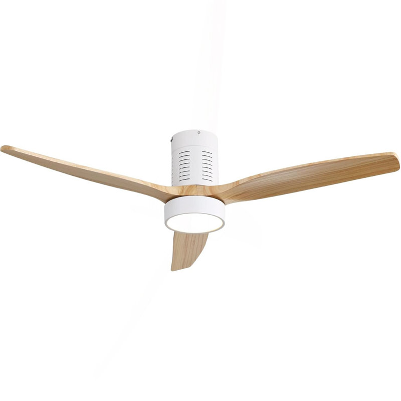 Ventilateur de plafond encastré de 52 pouces avec lumière DEL et télécommande