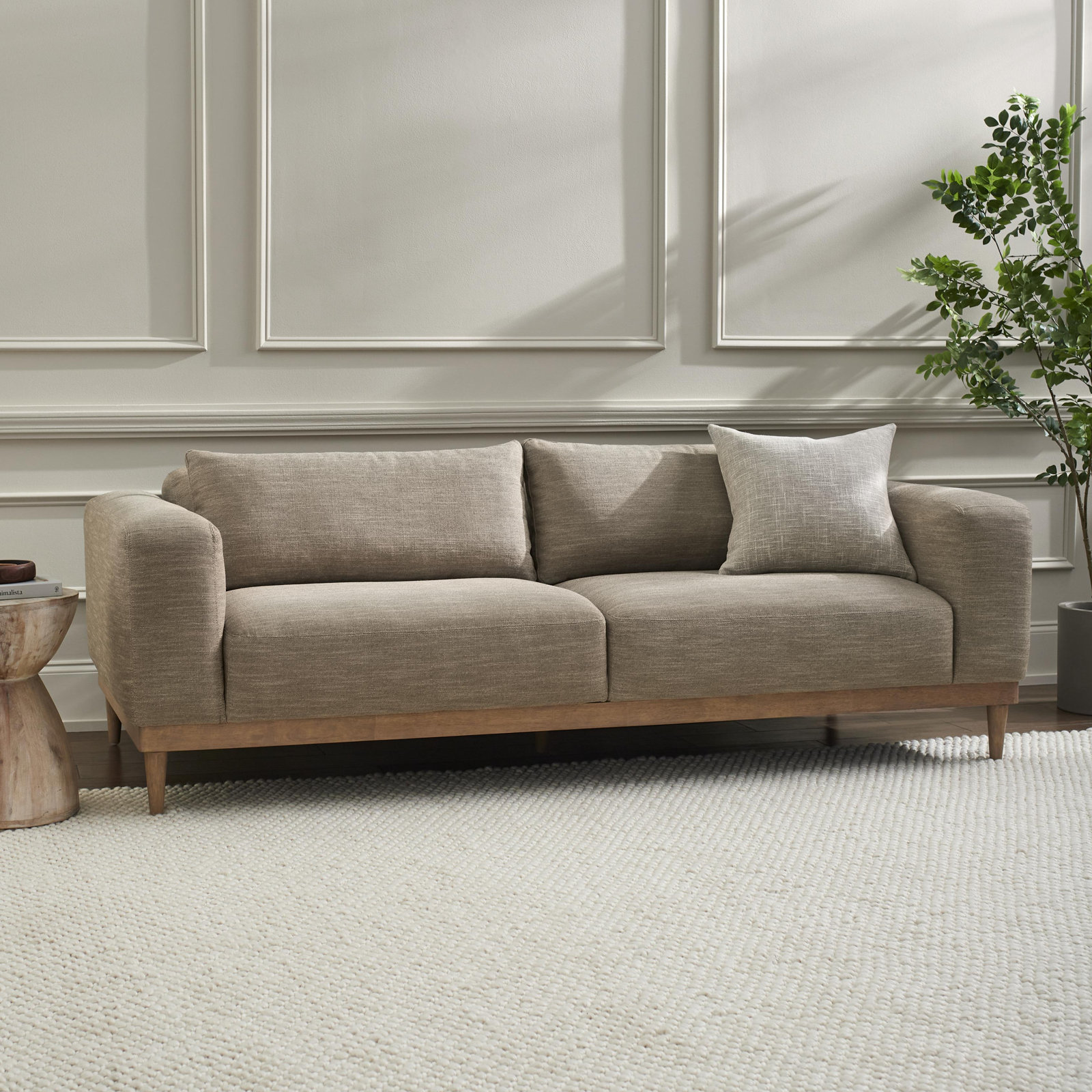 Baelee 89" Linen Sofa