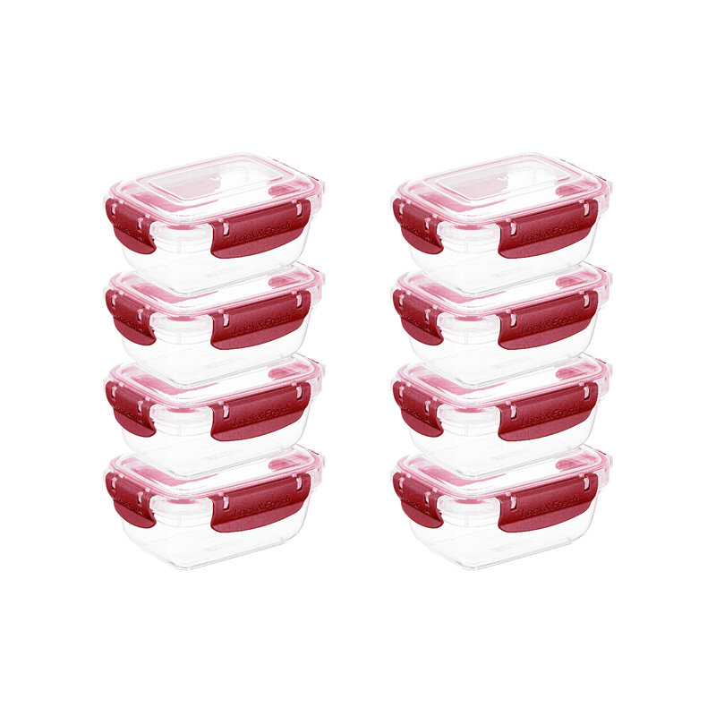 Contenant alimentaire Dodea, Rouge