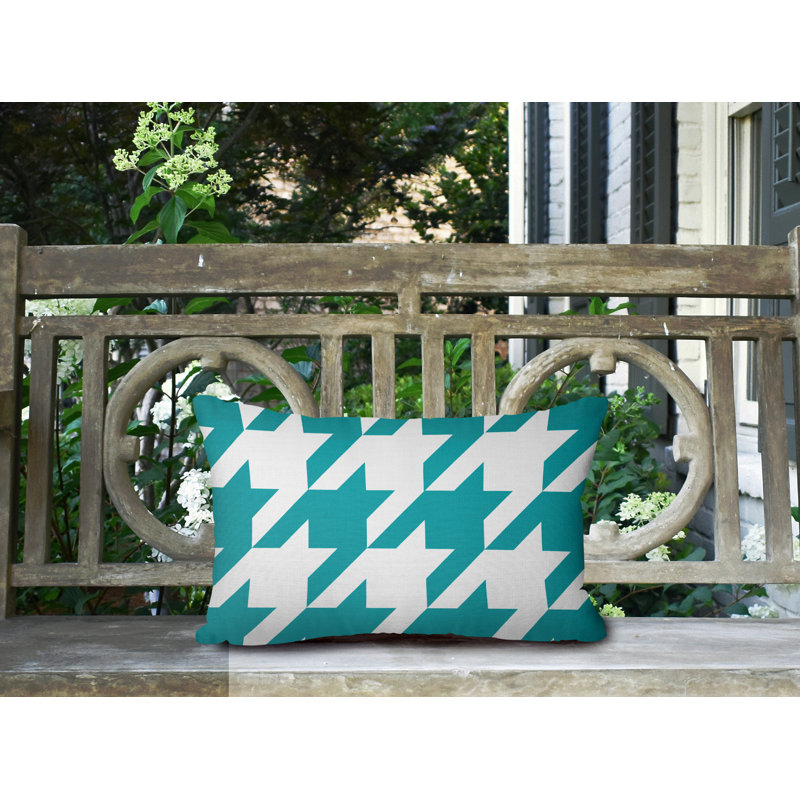 Housse et insert de coussin rectangulaire Eloise, Turquoise
