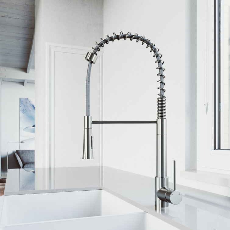 Laurelton 22" H 1-handle Pull-Down 2-Function Sprayer Kitchen Faucet