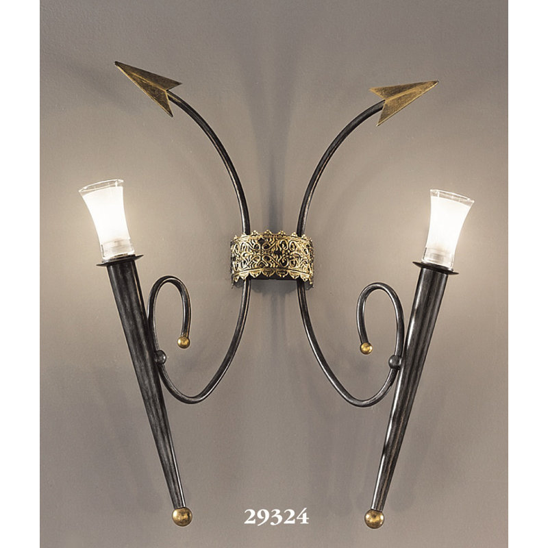 Dominique Iron Armed Sconce