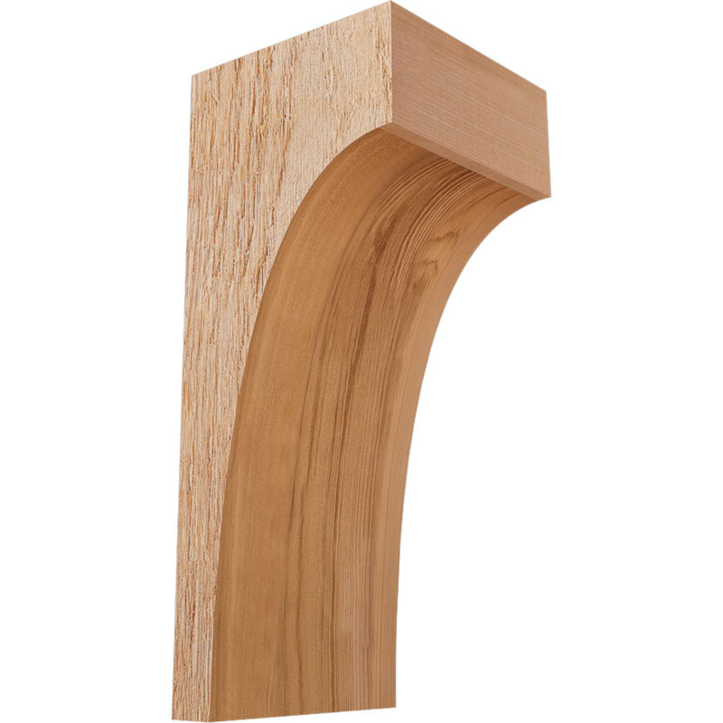 Huntington Corbel, H 14 po x l 6 po x P 6 po, Sciage brut, Cèdre rouge