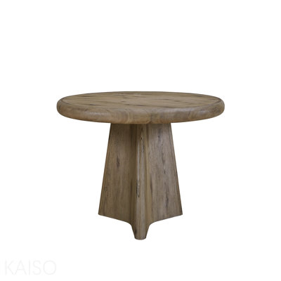 Table ronde à hauteur standard - Chêne noueux anglais