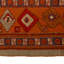 Orange Antique Turkish Oushak Rug - 11'10" x 13'3"