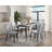 Kiylee 35.5 " Rectangular Stone Top with Steel Base Dining Table