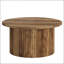 Round Modern Coffee Table with Spacious Surface
