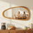 Irregular Accent Solid Wood Wall Mirror-1112668568-1112668571