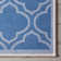 Kehr Lattice Moroccan Blue Machine Washable Area Rug