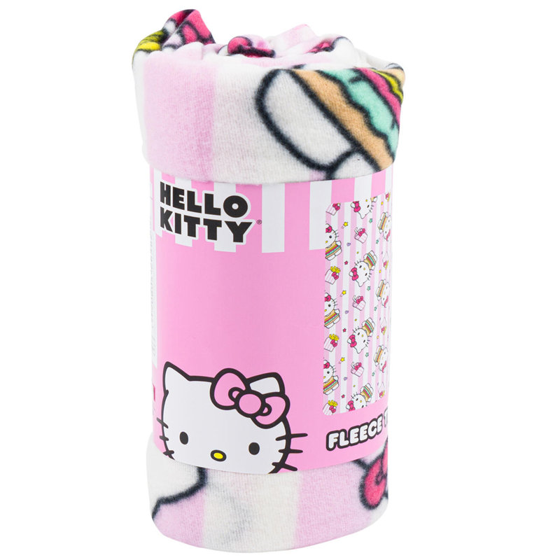 Couverture rose pique-nique mignonne Hello Kitty