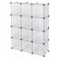 Grille en plastique à 4 compartiments FCH à 4 couches avec porte en fil d'acier FCH 4 pièces FCH