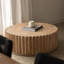 Table basse ronde American Vintage