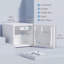 Réfrigérateur compact 1,62 pi³, mini-frigo, blanc