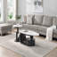 2P Nesting Coffee Table Set - Oval/Round - Modern-130071457-130071459