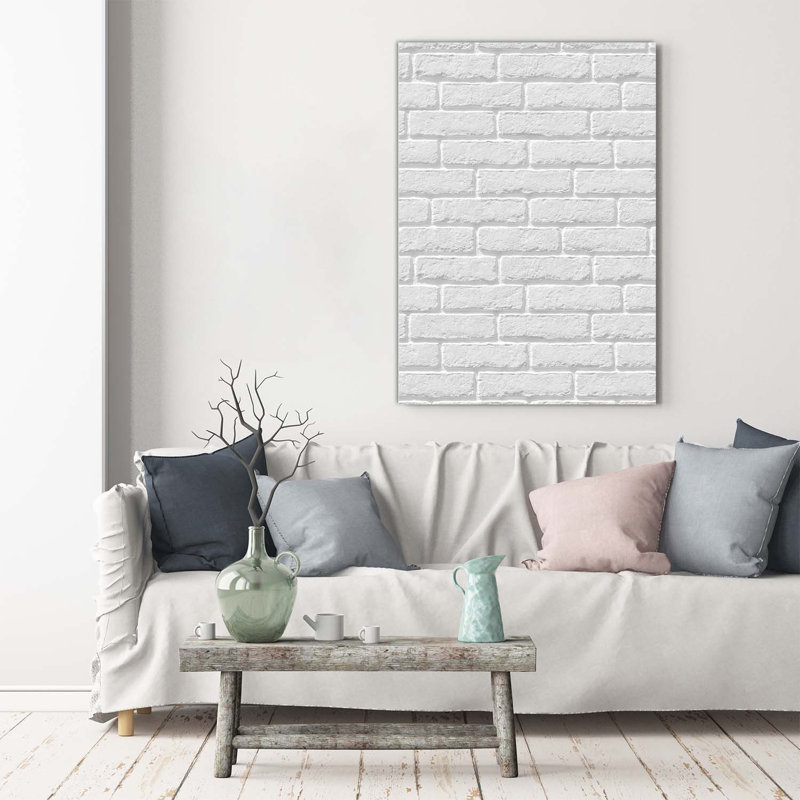 Brick Wall - Wrapped Canvas Print