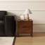 Table de chevet simple en chêne massif 15,75 "avec 2 tiroirs MCM-39272913-219707551-39272912