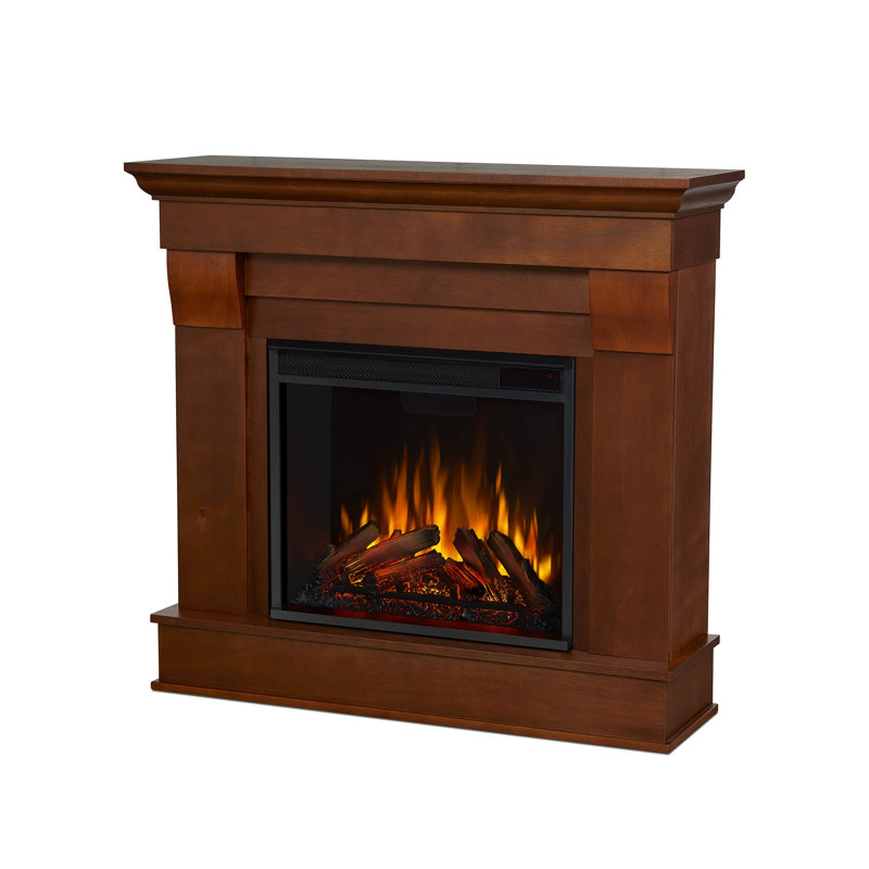 Chateau 41" Electric Fireplace by Real Flame, Dark Walnut
