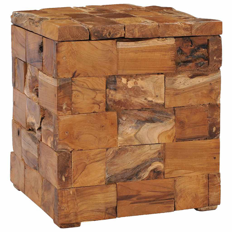 Bolog Solid Wood Accent Stool