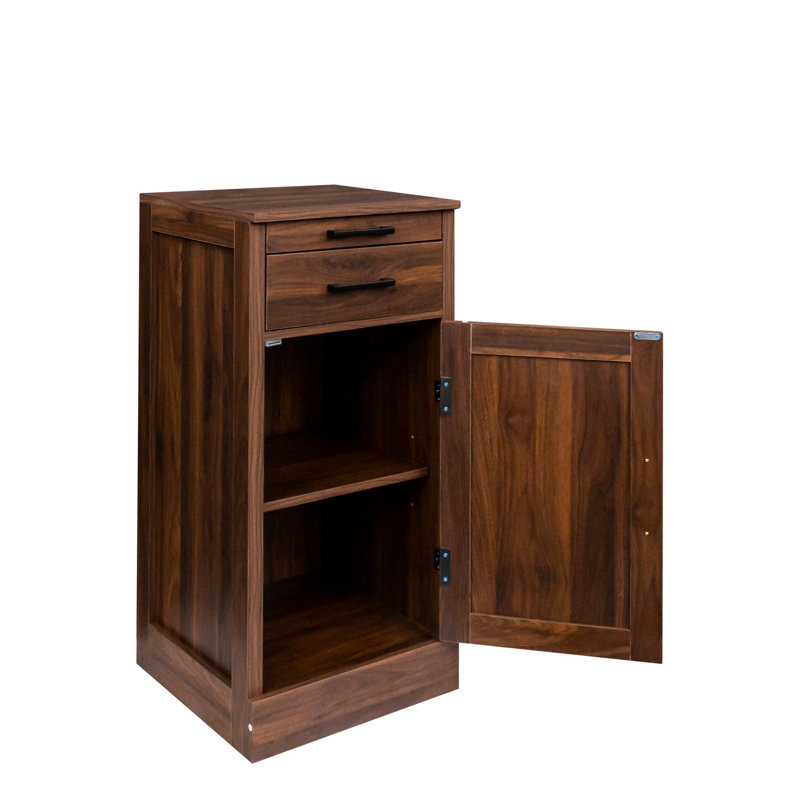 Buffet en noyer brun avec espace de rangement pour salle à manger modulaire - Créez un environnement harmonieux