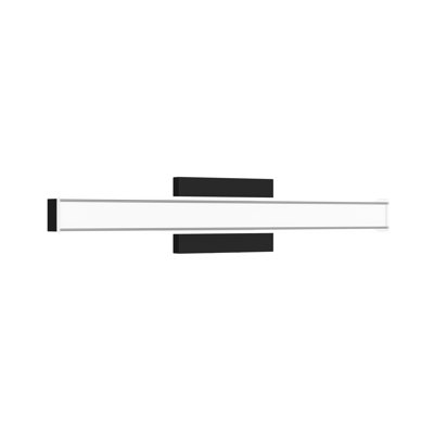 Phase 6.3 Collection 24" 5CCT Integrated LED Black Linear Vanity Light
