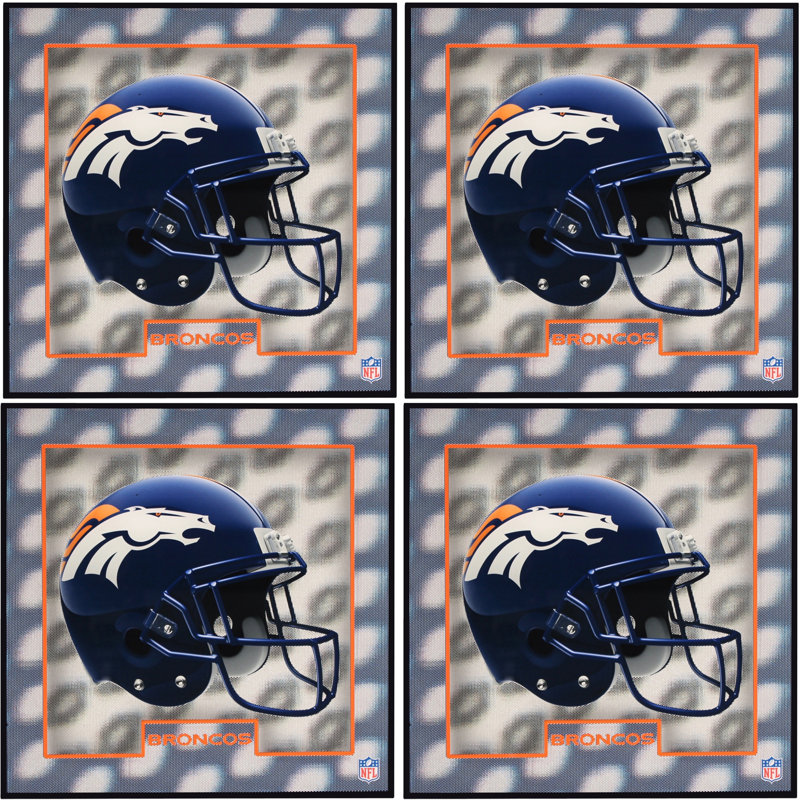 Sous-verre Denver Broncos Helmet