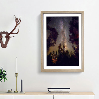 Stars Above the Trees - Picture Frame Graphic Art Print
