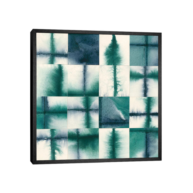 Evanesce II 1 Piece Wall Art on Canvas, 93.98 cm H x 93.98 cm W, Black Framed