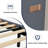 Platform Bed Frame With Upholstered Wingback Headboard, No Box Spring Needed-1598299909-1598299896