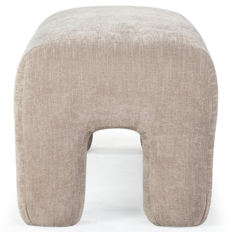 Tamlyn Performance Fabric Bench, Light Brown