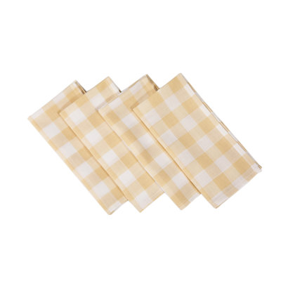 Ensemble de 4 serviettes de table 20 "Aafreen