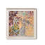 Art mural carré moderne Mid-Century pour salon-1089206658