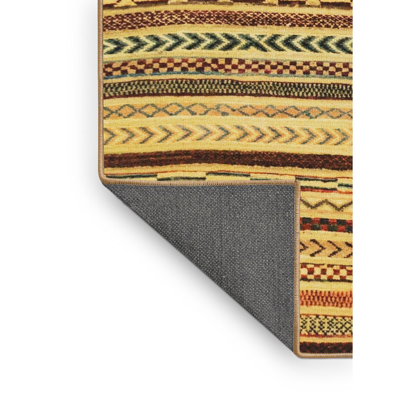Abstract Indoor Rug, Rectangle 7' x 9'