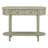 Elegant Retro Console Table with Curved Design and Smooth Glaze for Entryways-1564128846