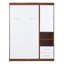 Lit escamotable simple avec armoire murale