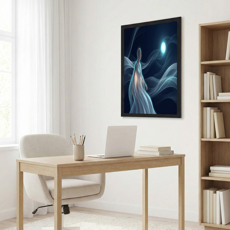 Art mural sur toile lumineux, H 36 po x l 48 po