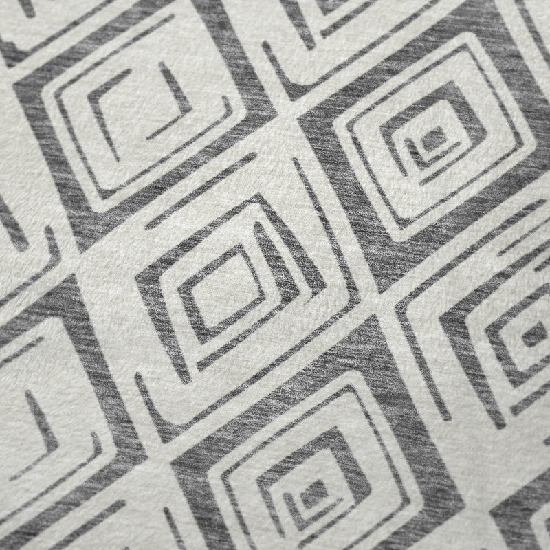 Jeté en laine Sherpa ASB737 Addison, Gris