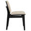 Chaise d'appoint rembourrée Redbridge crème et noire-1432183511-1432183514