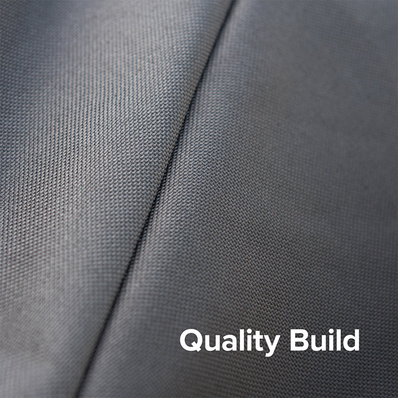 Large Black Polyester Grill Cover, 65" Weather Resistant