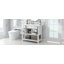 Meuble-lavabo 36 po avec lavabo supérieur, armoire de rangement moderne avec 2 portes à fermeture douce et 6 tiroirs, meuble-lavabo simple-2062498183
