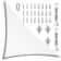 Toile d'ombrage triangulaire Amgo Customize - 200 g / m², blocage UV 95% avec quincaillerie