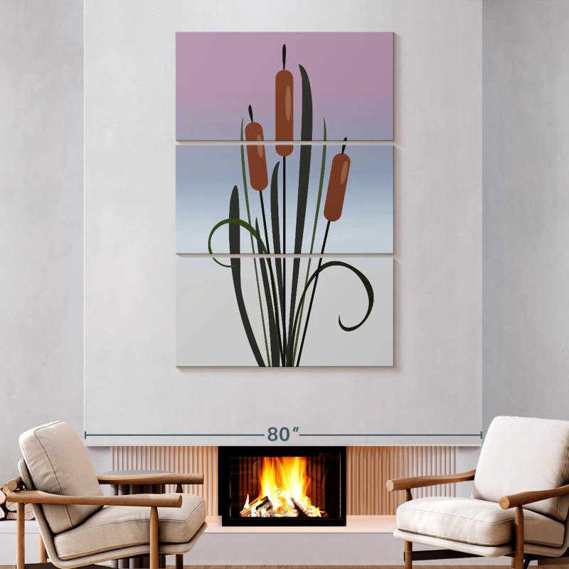 Harnek Swamp Reed, 74" H x 48" W