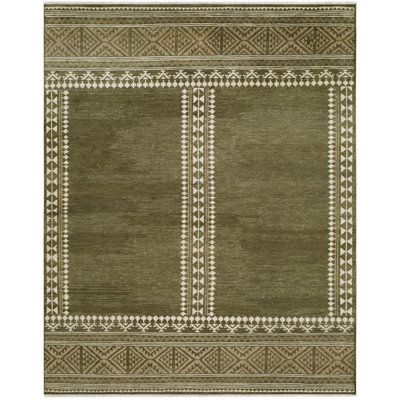 Riviera Handmade Wool Ikat Area Rug