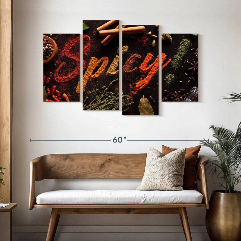 Yarlin Spicy Typography, 32" H x 52" W
