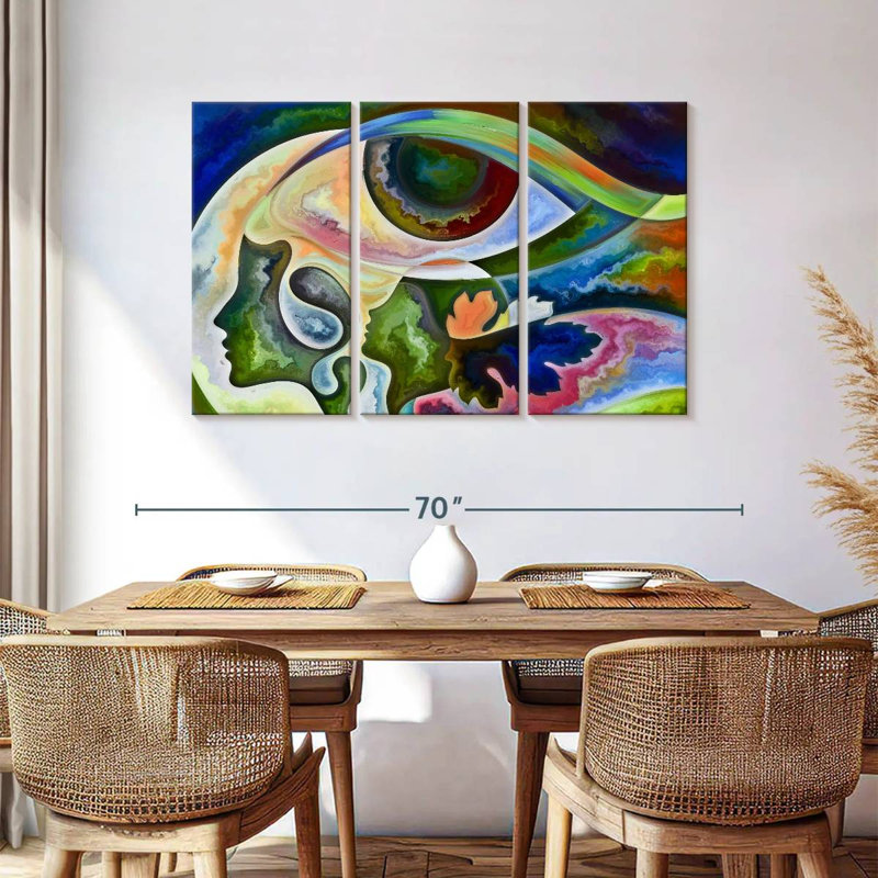 Avery Relationships In Texture Abstract, 36" H x 57" W