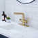 Single Hole Faucet Single-handle Bathroom Faucet with Deck Plate and Digital Display