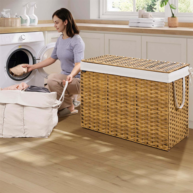 Bhargava Laundry Hamper with Handles, 61 x 86 x 40