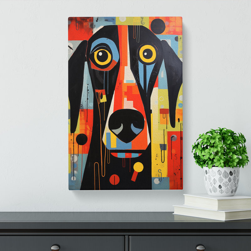 Dog Constructivism - Print, 50cm H x 35cm W x 3cm D