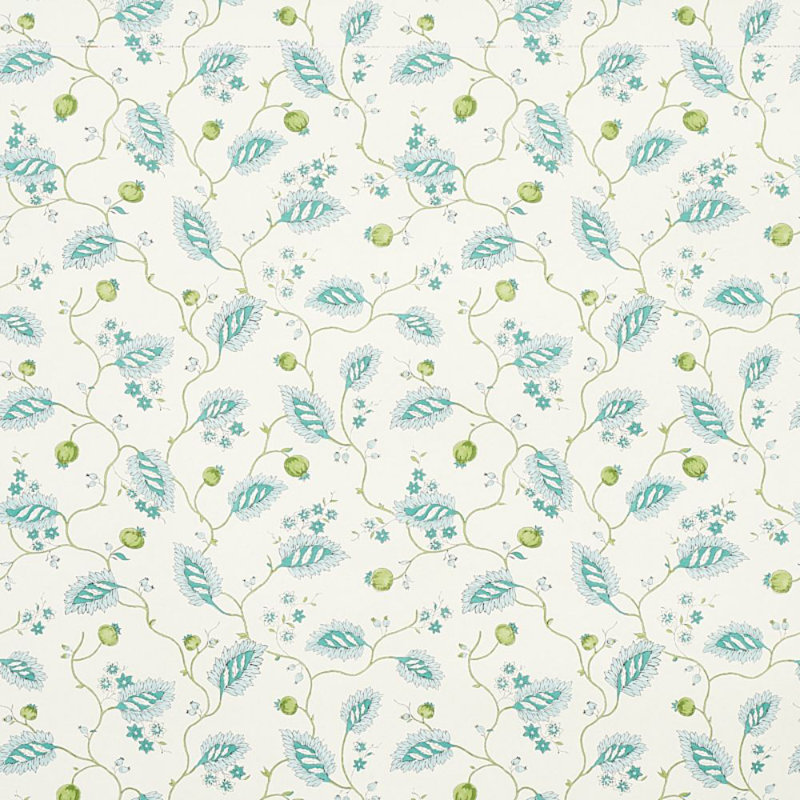 Maryam Vine Wallpaper, Peacock