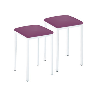 Immogen Upholstered Counter Stool with Metal Frame